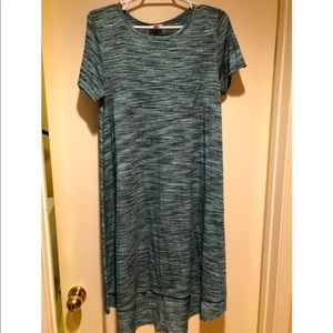 GUC LulaRoe Carly Dress - Size S - Mint/Teal